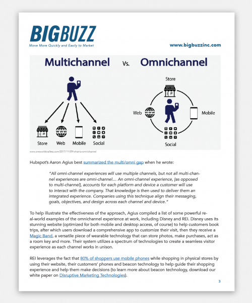 Big Buzz Multichannel vs. Omnichannel