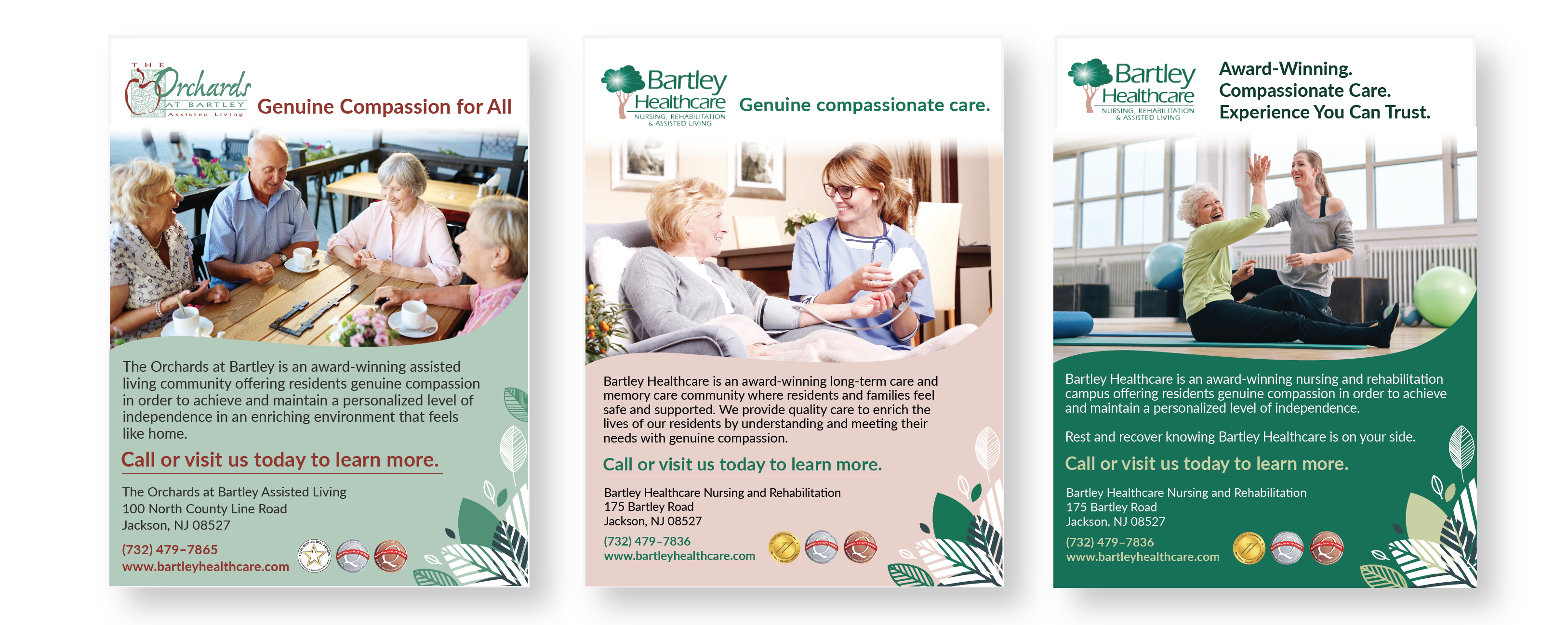Bartley Healthcare Print Ads
