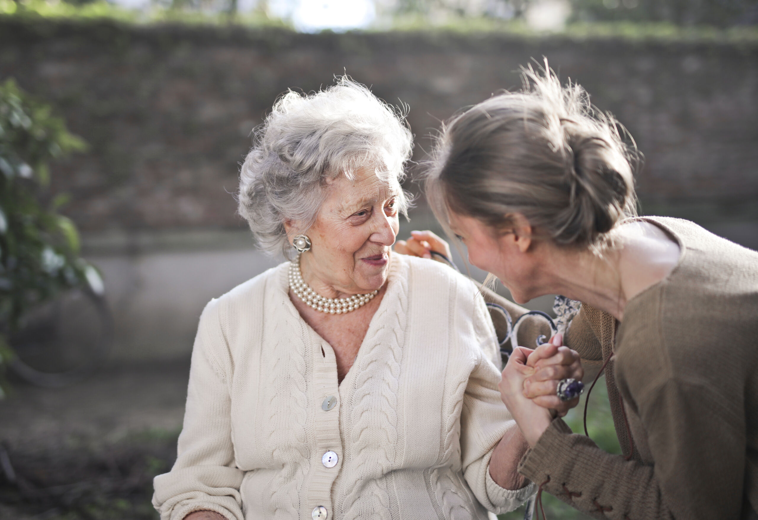 two elderly woman