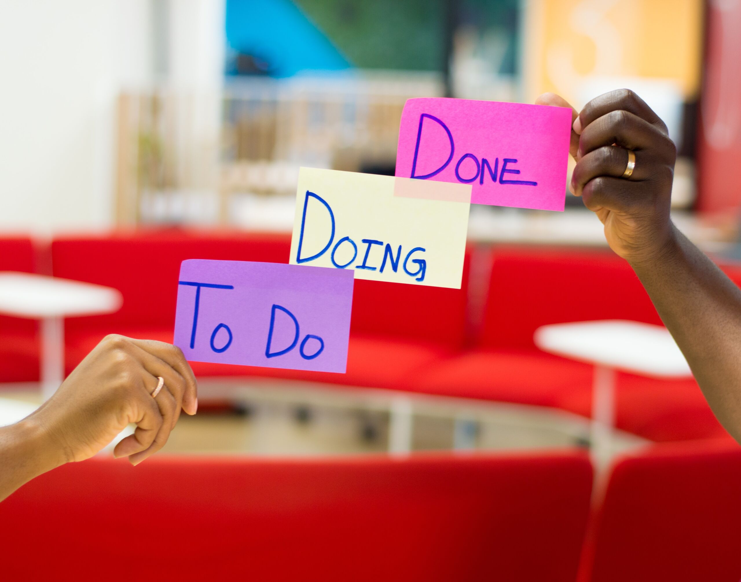 Trello Kanban style sticky notes
