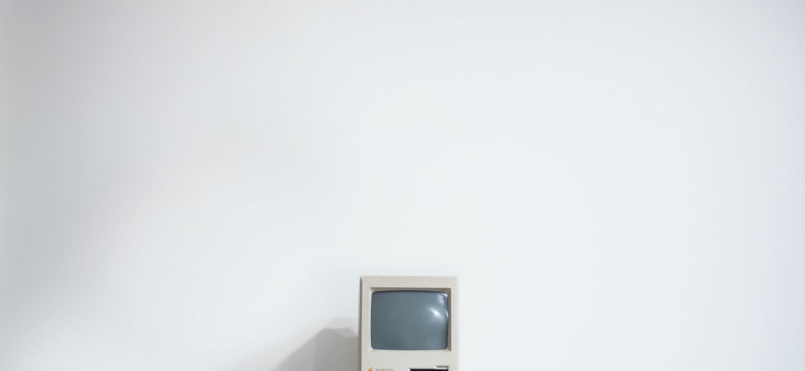 Old Macintosh computer