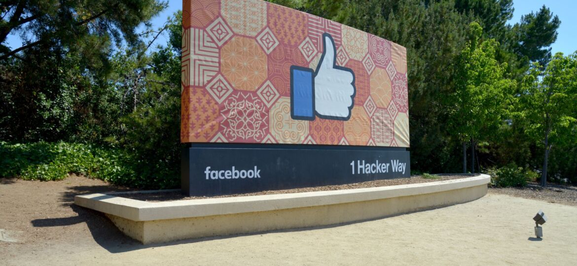 Sign at Facebook Corporate HQ