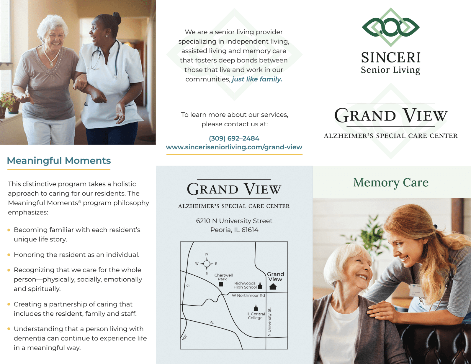 Sinceri – Brochure Outside Sinceri - Brochure Outside